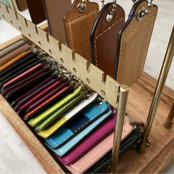 Coach Horse & Carriage Key Fob Keychain Bag Charm - Picture 6 of 11